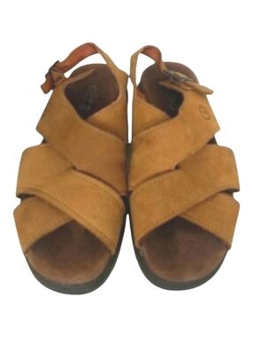 Dexter Sandals 7.5 Criss Cross Tan